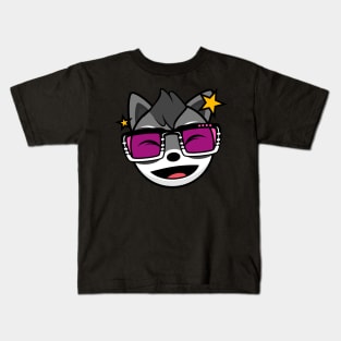 Excited Raccoon Rocky Kids T-Shirt